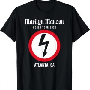 Marilyn Manson – World Tour 2025 Atlanta Vintage T-Shirt