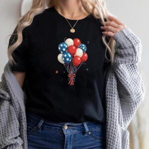 Patriotic Balloon Shirt – 4th of July Celebration Tee