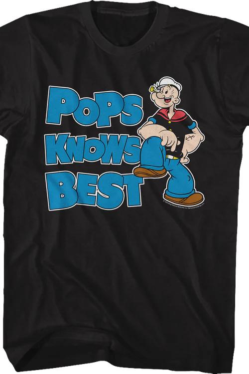 Pops Knows Best Popeye T-Shirt