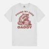 Pound My Cake Daddy Funny Racoon Father’S Day Humor Retro Unisex T-Shirt