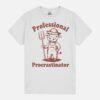 Professional Procrastinator Funny Meme Racoon Retro Humor Unisex T-Shirt