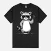 Retro Raccoon Rock Music Funny Racoon Lovers Gift Men Kids Unisex T-Shirts