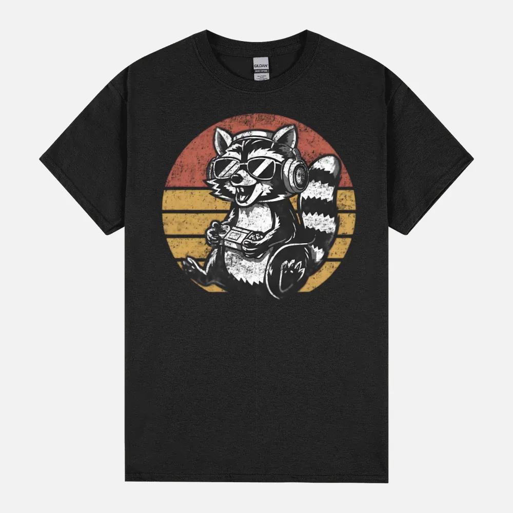 Retro Vintage Raccoon Video Games Gaming Gamer Funny Graphic Racoon Gamers Men Kids Unisex T-Shirts Retro Vintage Raccoon Video Games Gaming Gamer Funny Graphic Racoon Gamers Men Kids Unisex T-Shirts