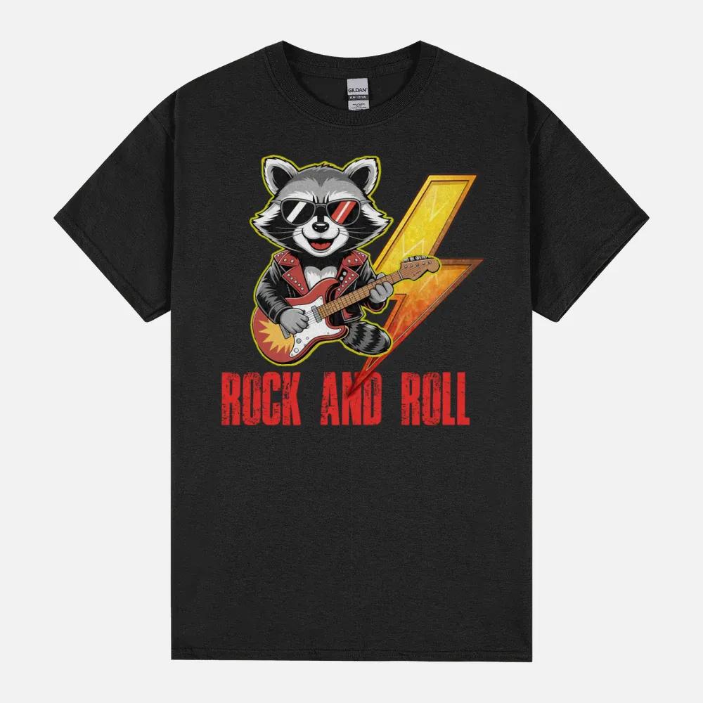 Rock And Roll Racoon Unisex T-Shirt