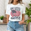 She Loves Jesus And America Too Shirt