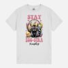 Stay Egg-Stra Trashy Funny Racoon Happy Easter Day Retro Unisex T-Shirt