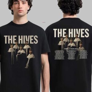 The Hives World Tour 2025 Double Sided T Shirt