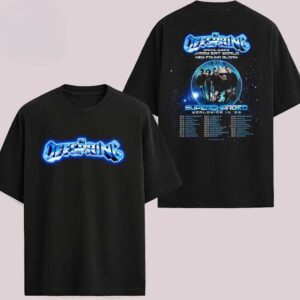 The Offspring Supercharged Worldwide Tour In 2025 T Shirt