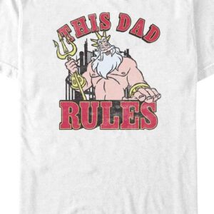 This Dad Rules Little Mermaid Disney T-Shirt