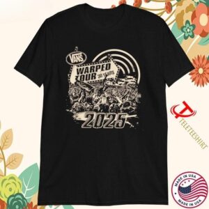 Vans Warped Tour 2025 30 Years Crowd Surf T-shirts Vans Warped Shirt