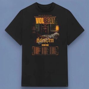 Volbeat Greatest Of All Tour 2025 Poster T-Shirt