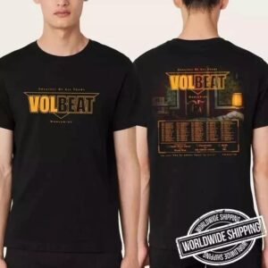 Volbeat Greatest Of All Tours Worldwide 2025 Two Sides T-Shirt