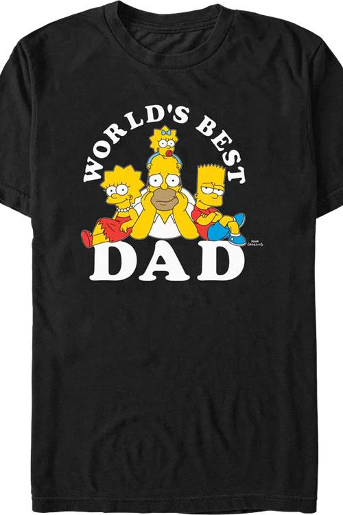 World's Best Dad Simpsons T-Shirt