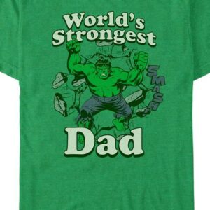 World’s Strongest Dad Incredible Hulk Marvel Comics T-Shirt
