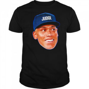 Aaron Judge head in the game shirt