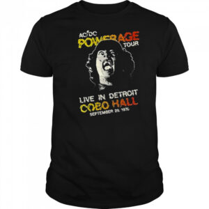Ac Dc Powerage Tour Shirt