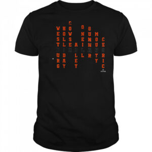 Acrostic Gunnar Henderson Birdland Baltimore Baseball MLBPA T Shirt