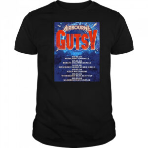 Airbourne Gutsy Germany Tour 2026 Shirt