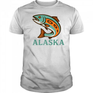 Alaska Salmon Fishing Native American Indigenous Tlingit Art Shirt