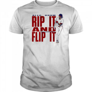 Alec Bohm Rip It & Flip It baseball shirt