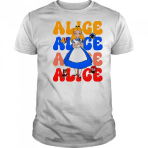 Alice repeat cartoon cute shirt
