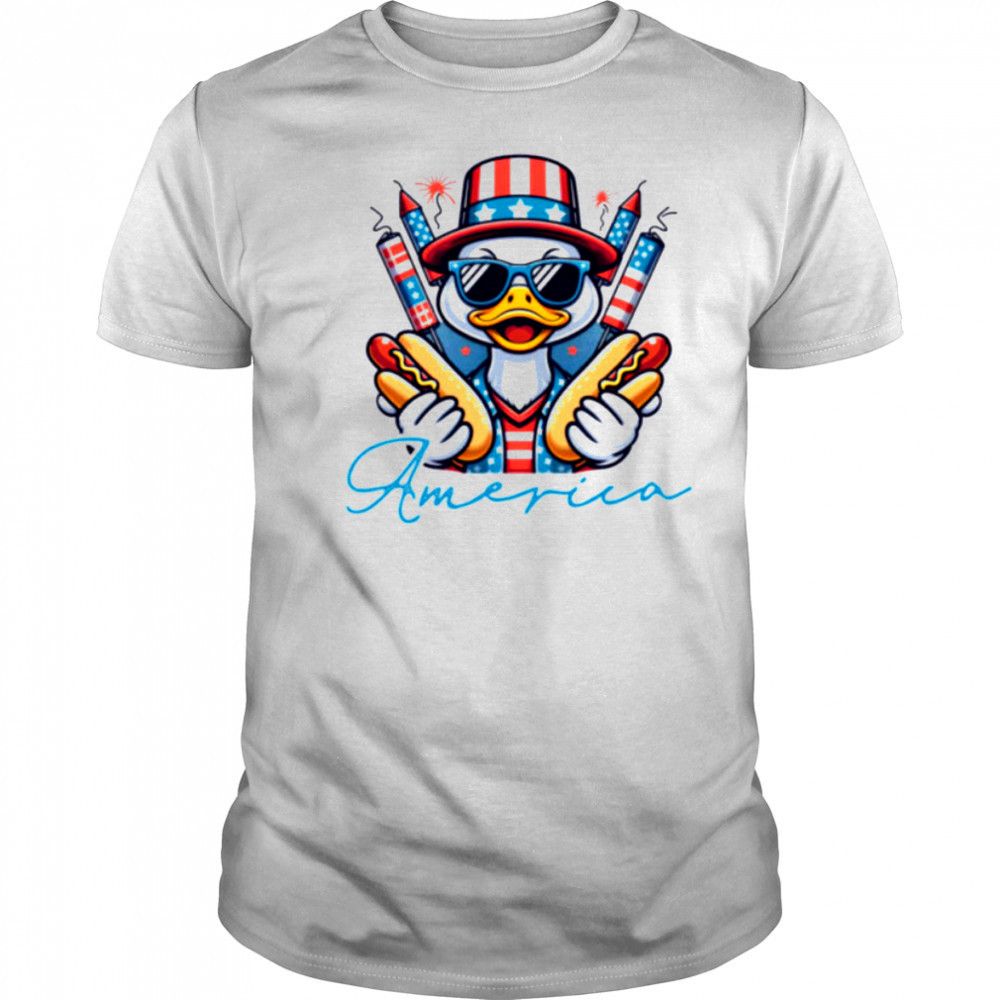 America Duckth Of July 4th of July Independence Day Shirt