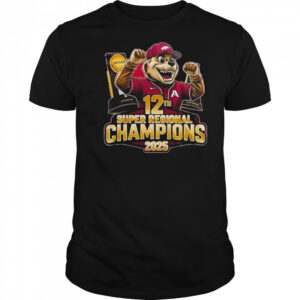 Arkansas Razorbacks 12th Super Regional Champions 2025 Mascot Shirt