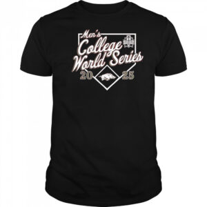 Arkansas Razorbacks 2025 NCAA Baseball World Series Bullpen Ace shirt