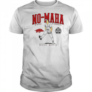 Arkansas Razorbacks Gage Wood No-Maha No-Hitter 19 Strikeouts T-Shirt