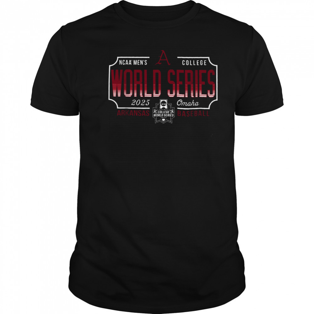 Arkansas Razorbacks MCWS 2025 College World Series Baseball T Shirt
