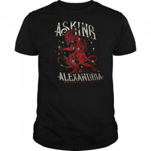Asking Alexandria greetings from krampus shirt