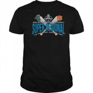 Auburn Tigers Vs Coastal Carolina 2025 NCAA Baseball Super Regional T-Shirt