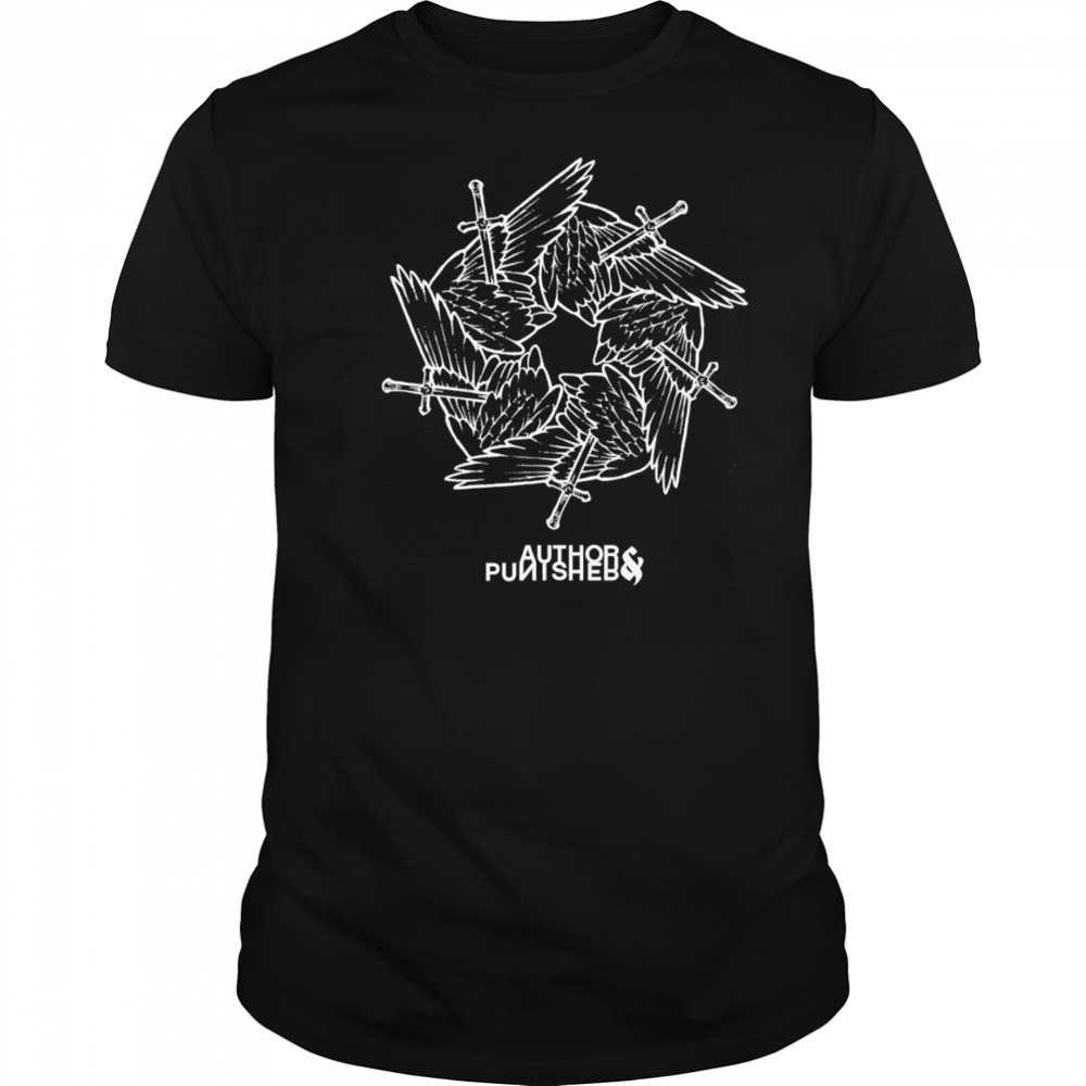 Author and Punisher Winged Circle shirt