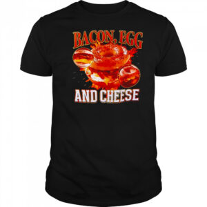 Bacon egg and cheese retro shirt