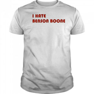 Benson Boone Wearing I Hate Benson Boone T-Shirt