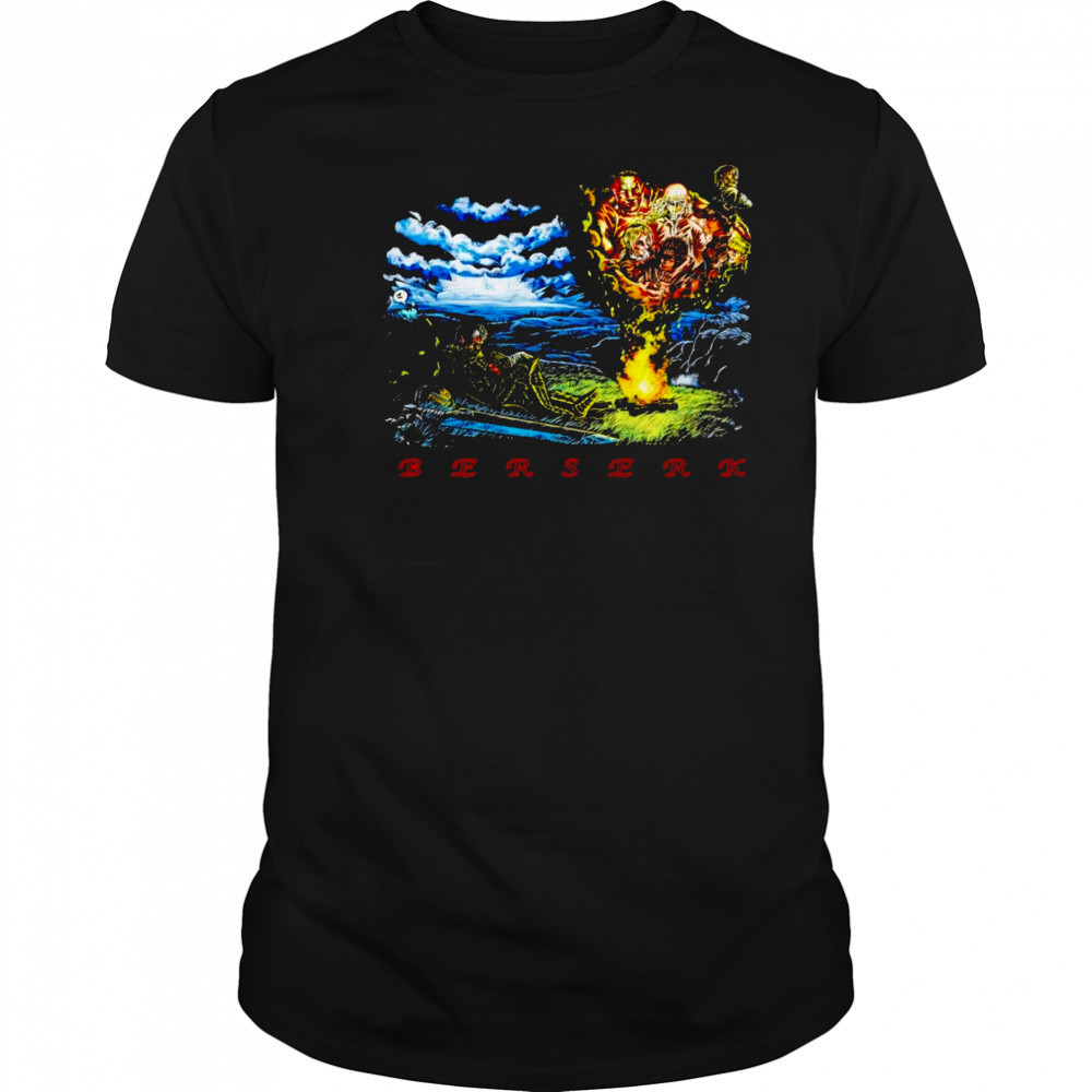 Berserk ashes above shirt
