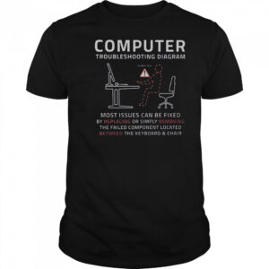 Between The Keyboard Chair T-Shirt