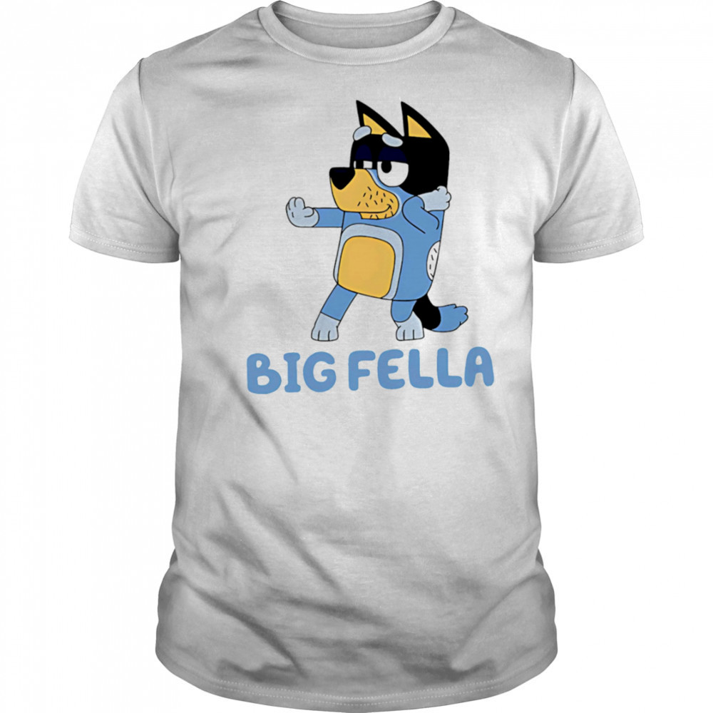 Big Fella Blue dog cute shirt