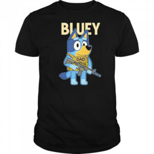 Bluey Military Tactical Dad shirt