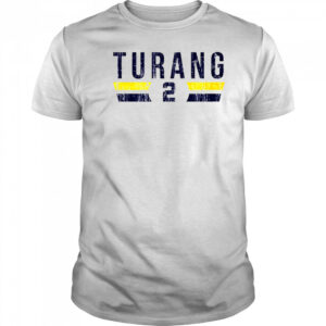 Brice Turang 2 Milwaukee Font vintage shirt