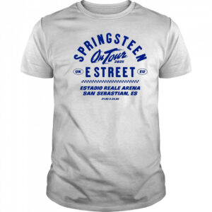 Bruce Springsteen On Tour 2025 Estreet UK EU Estadio Reale Arena San Sebastian Es 21 06 & 24 06 T-Shirt