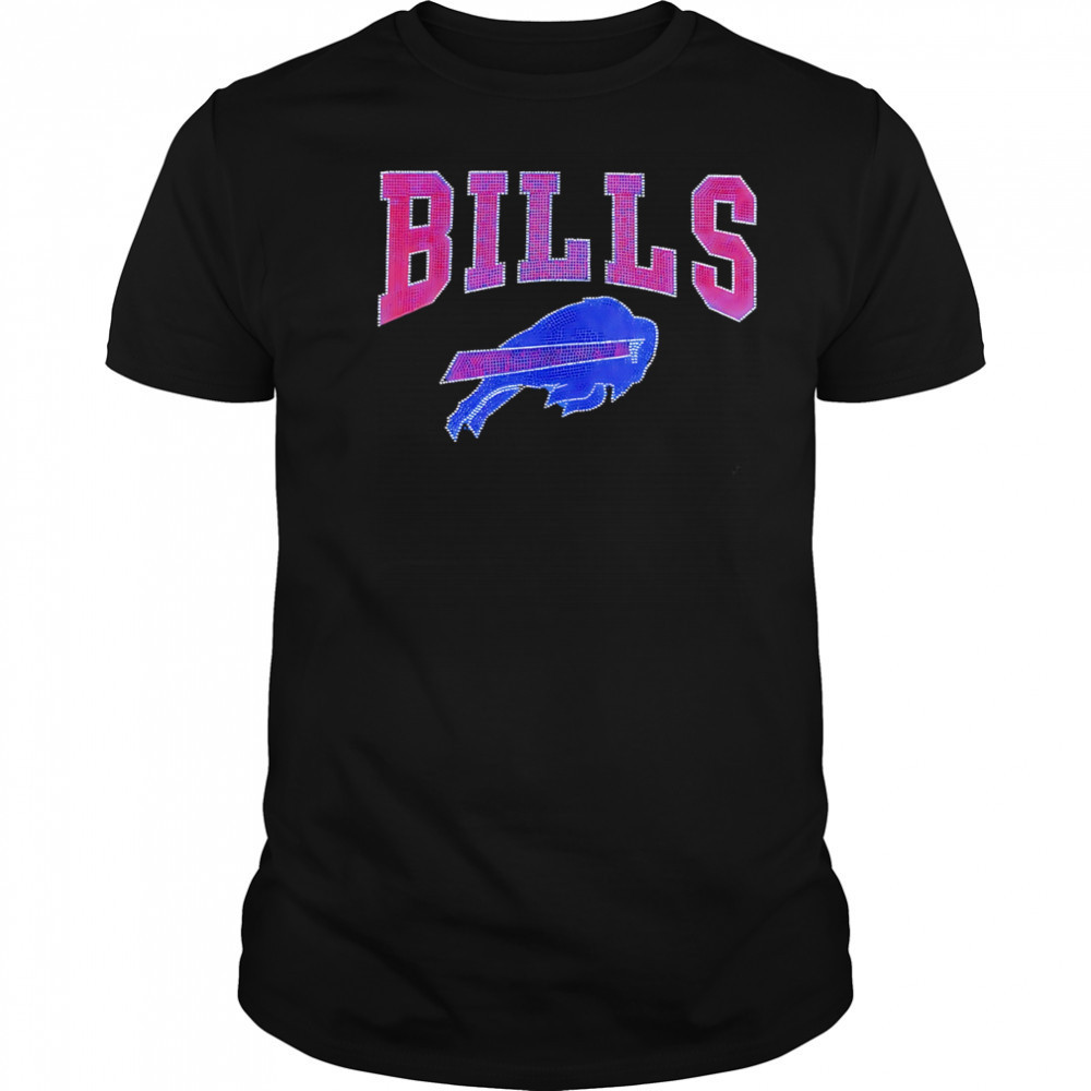 Buffalo Bills Rhinestone logo shirt