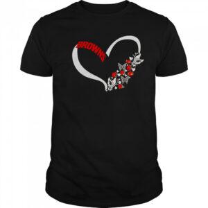 Butterflies In My Stomach Cleveland Browns NFL T-Shirt