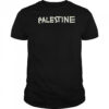 Cansin kokturk wearing palestine tape shirt