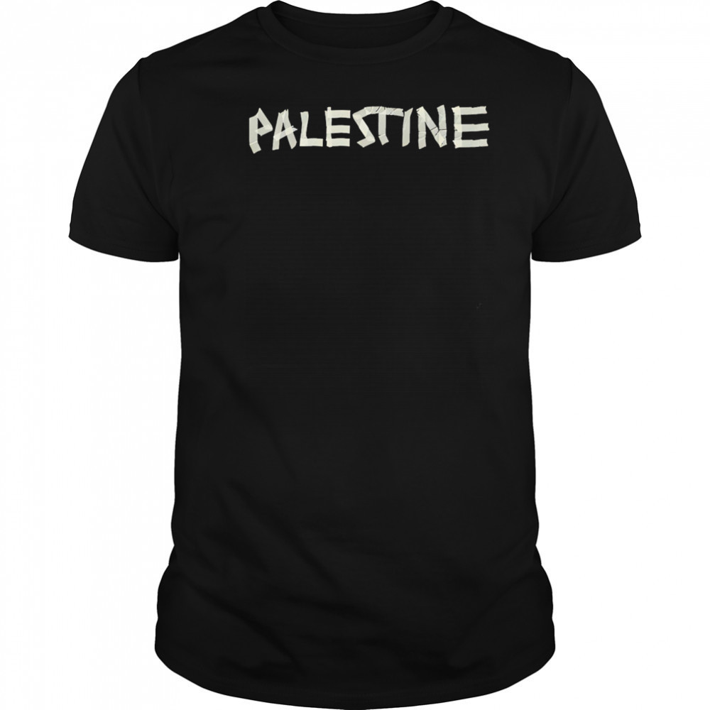 Cansin kokturk wearing palestine tape shirt