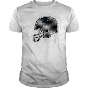 Carolina Panthers polka dots helmet shirt