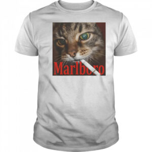 Cat smoke Marlboro shirt