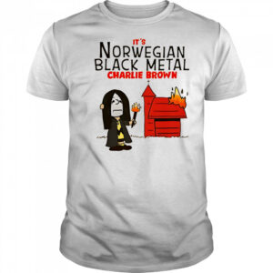 Charlie Brown It’s Norwegian Black Metal shirt