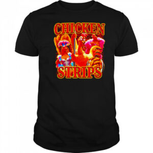 Chicken strips funny graphic shirt