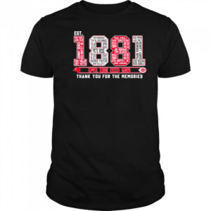 Cincinnati Reds Est 1881 Thank You For The Memories Unisex T-Shirt